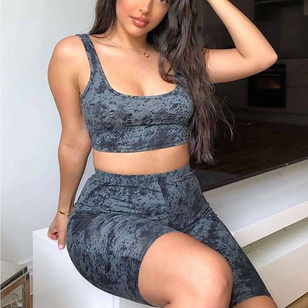 Super Soft Fashion Nova Biker Short Set